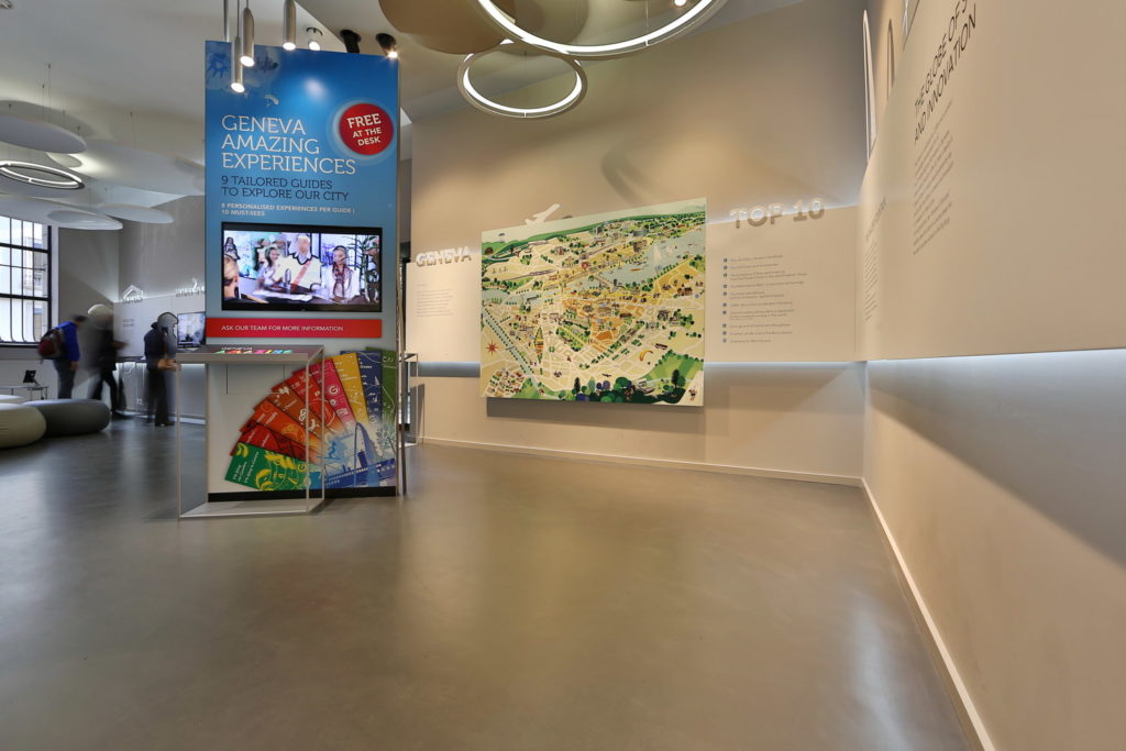 Ancien marbre rénové avec du béton ciré