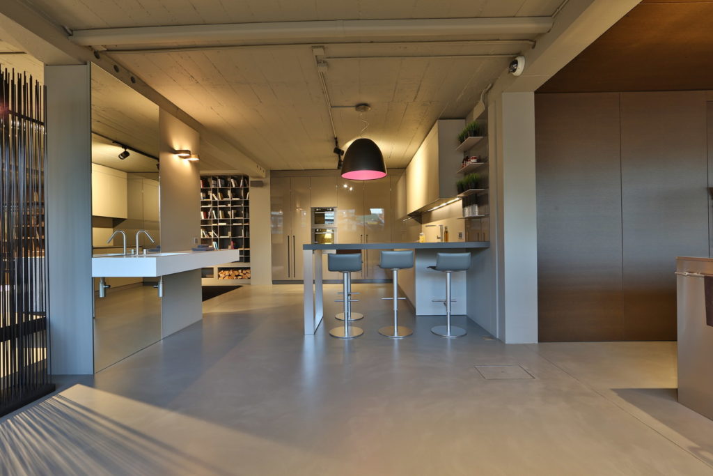 revetement de sol en beton cire ambiance