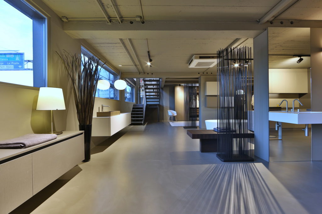 revetement de sol en beton cire ambiance